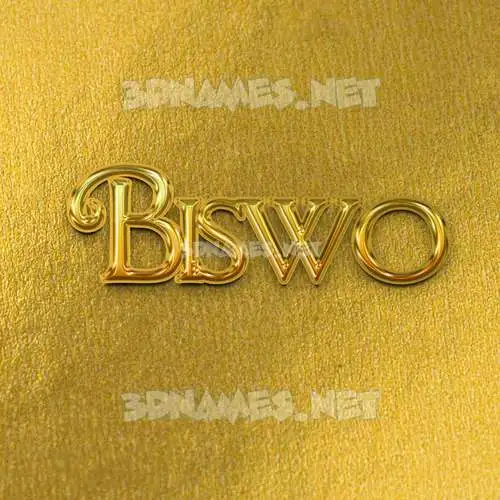 biswo in All Gold style - 3D name wallpaper biswo in All Gold style - 3D name wallpaper