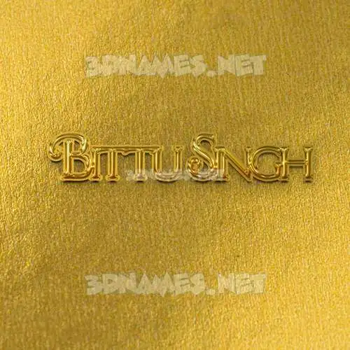 bittu singh in All Gold style - 3D name wallpaper bittu singh in All Gold style - 3D name wallpaper