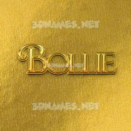 bollie in All Gold style - 3D name wallpaper bollie in All Gold style - 3D name wallpaper