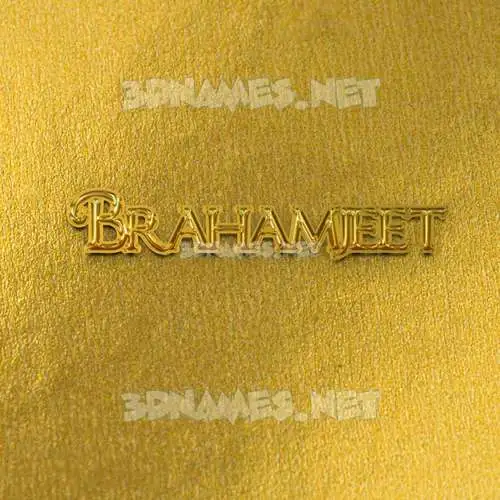 brahamjeet in All Gold style - 3D name wallpaper brahamjeet in All Gold style - 3D name wallpaper