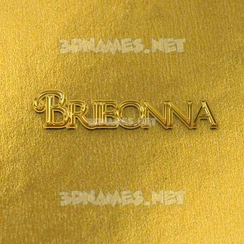 brieonna in All Gold style - 3D name wallpaper brieonna in All Gold style - 3D name wallpaper