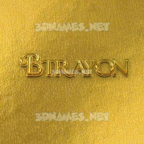 btrayon in All Gold style - 3D name wallpaper btrayon in All Gold style - 3D name wallpaper