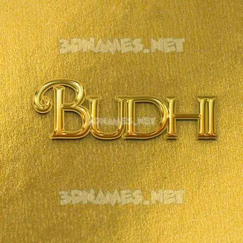 budhi in All Gold style - 3D name wallpaper budhi in All Gold style - 3D name wallpaper