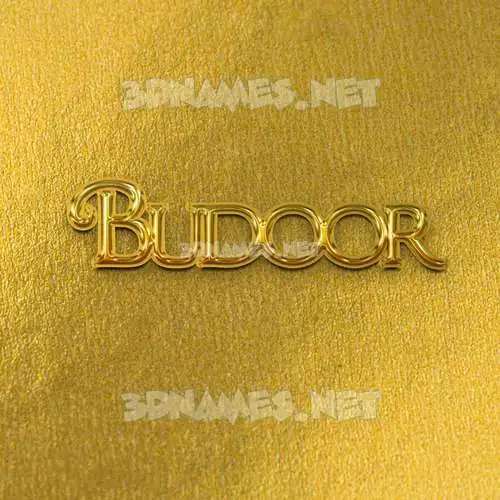 budoor in All Gold style - 3D name wallpaper budoor in All Gold style - 3D name wallpaper