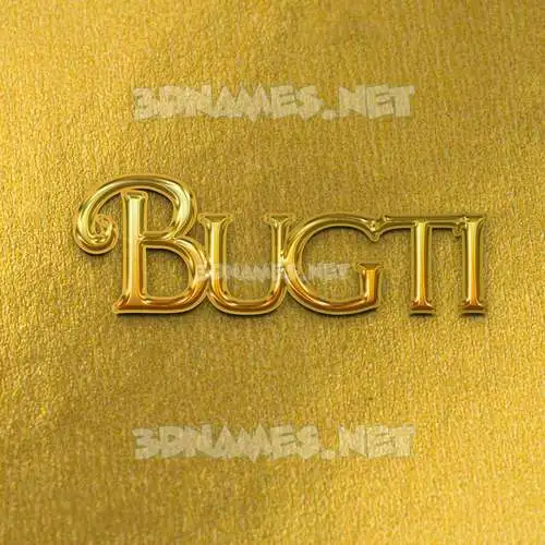 bugti in All Gold style - 3D name wallpaper bugti in All Gold style - 3D name wallpaper