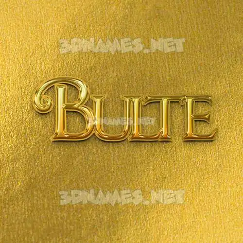 bulte in All Gold style - 3D name wallpaper bulte in All Gold style - 3D name wallpaper