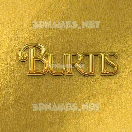 burtis in All Gold style - 3D name wallpaper burtis in All Gold style - 3D name wallpaper