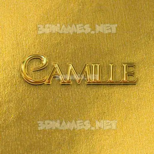 camille in All Gold style - 3D name wallpaper camille in All Gold style - 3D name wallpaper