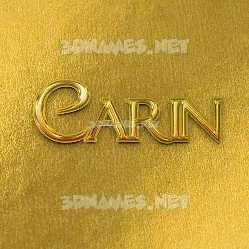 carin in All Gold style - 3D name wallpaper carin in All Gold style - 3D name wallpaper