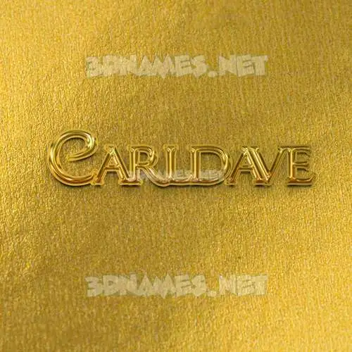 carldave in All Gold style - 3D name wallpaper carldave in All Gold style - 3D name wallpaper
