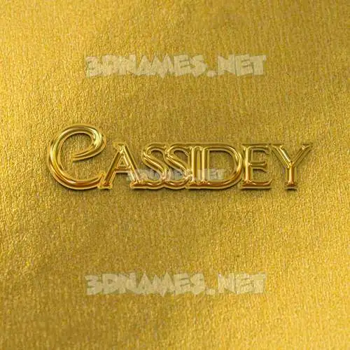 cassidey in All Gold style - 3D name wallpaper cassidey in All Gold style - 3D name wallpaper