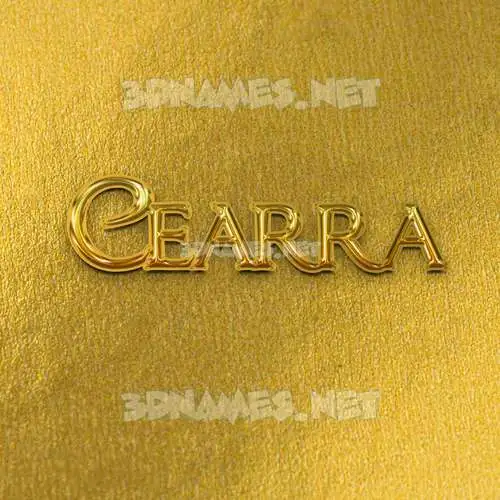 cearra in All Gold style - 3D name wallpaper cearra in All Gold style - 3D name wallpaper
