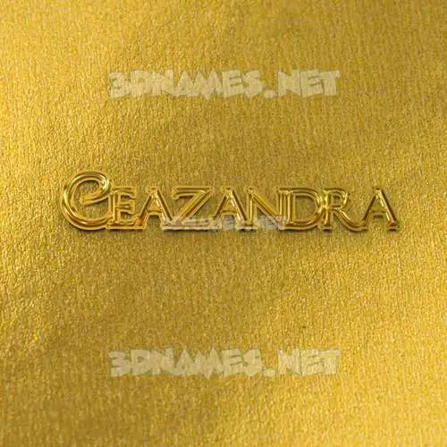 ceazandra in All Gold style - 3D name wallpaper ceazandra in All Gold style - 3D name wallpaper