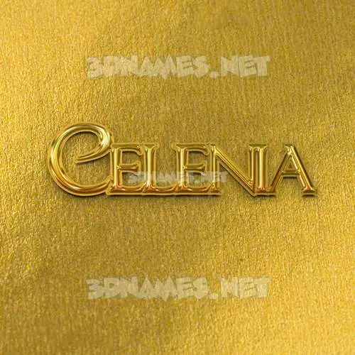 celenia in All Gold style - 3D name wallpaper celenia in All Gold style - 3D name wallpaper