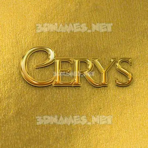 cerys in All Gold style - 3D name wallpaper cerys in All Gold style - 3D name wallpaper
