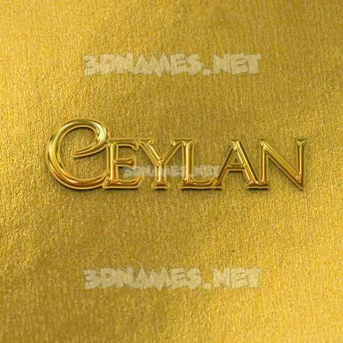 ceylan in All Gold style - 3D name wallpaper ceylan in All Gold style - 3D name wallpaper