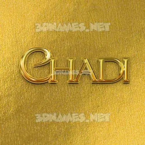 chadi in All Gold style - 3D name wallpaper chadi in All Gold style - 3D name wallpaper
