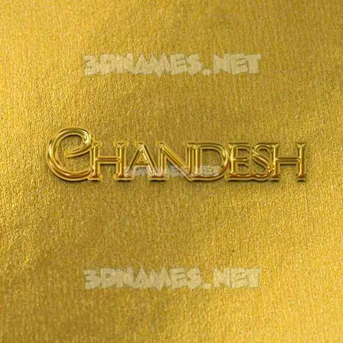 chandesh in All Gold style - 3D name wallpaper chandesh in All Gold style - 3D name wallpaper