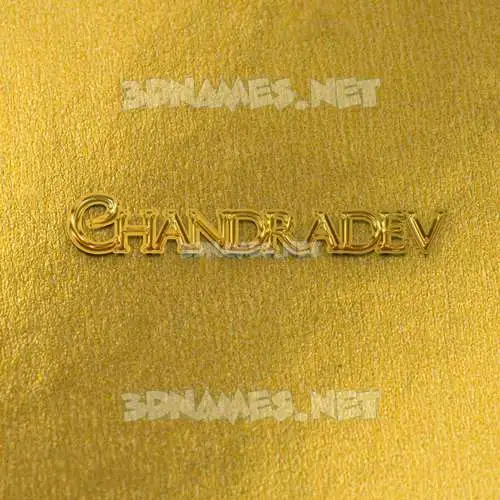 chandradev in All Gold style - 3D name wallpaper chandradev in All Gold style - 3D name wallpaper