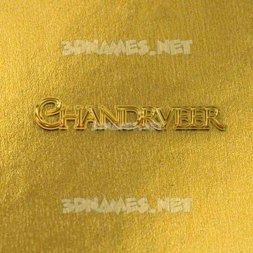 chandrveer in All Gold style - 3D name wallpaper chandrveer in All Gold style - 3D name wallpaper