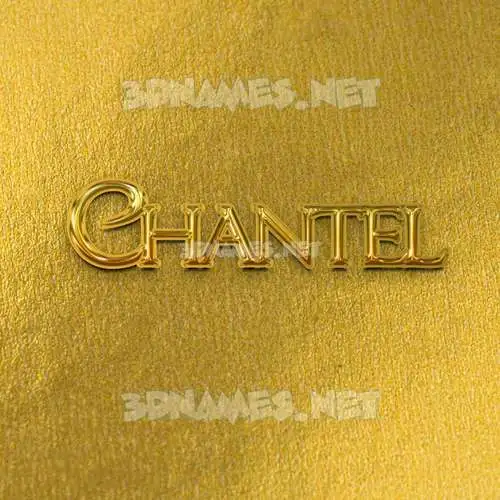 chantel in All Gold style - 3D name wallpaper chantel in All Gold style - 3D name wallpaper