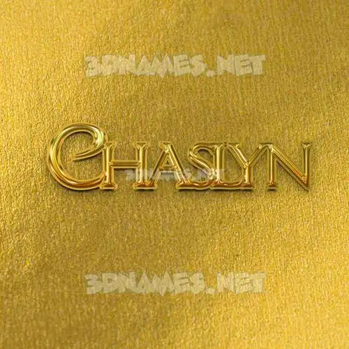 chaslyn in All Gold style - 3D name wallpaper chaslyn in All Gold style - 3D name wallpaper