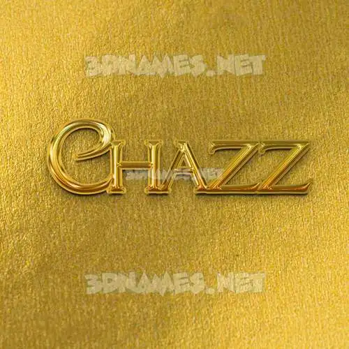 chazz in All Gold style - 3D name wallpaper chazz in All Gold style - 3D name wallpaper