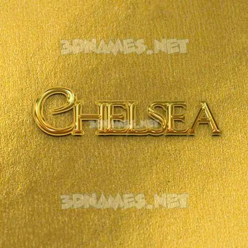 chelsea in All Gold style - 3D name wallpaper chelsea in All Gold style - 3D name wallpaper