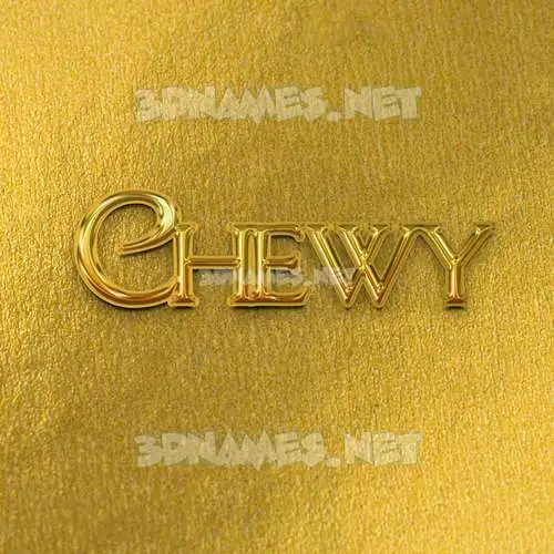 chewy in All Gold style - 3D name wallpaper chewy in All Gold style - 3D name wallpaper