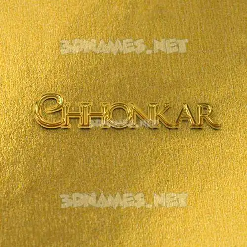 chhonkar in All Gold style - 3D name wallpaper chhonkar in All Gold style - 3D name wallpaper