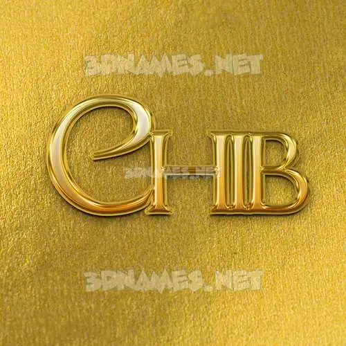 chib in All Gold style - 3D name wallpaper chib in All Gold style - 3D name wallpaper