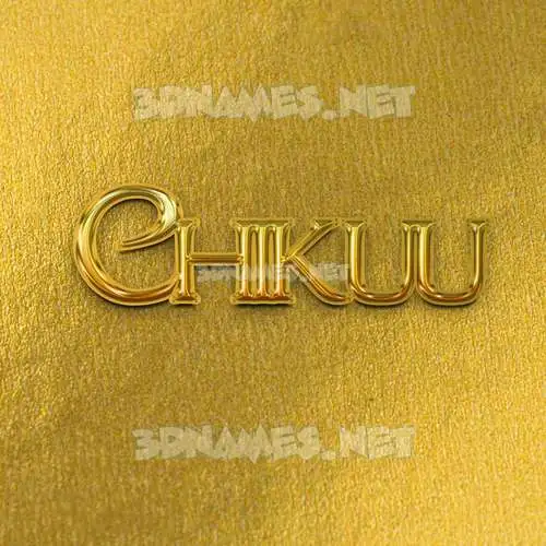 chikuu in All Gold style - 3D name wallpaper chikuu in All Gold style - 3D name wallpaper