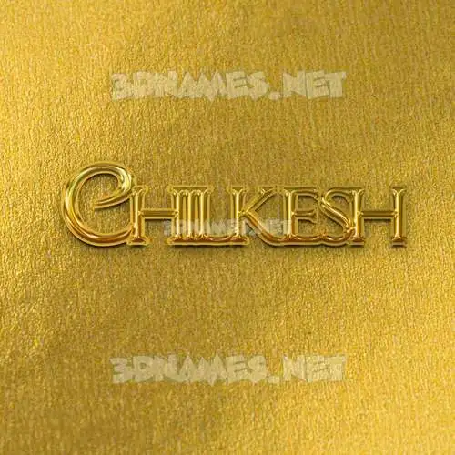 chilkesh in All Gold style - 3D name wallpaper chilkesh in All Gold style - 3D name wallpaper