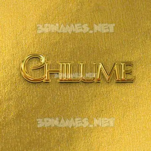 chilume in All Gold style - 3D name wallpaper chilume in All Gold style - 3D name wallpaper
