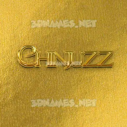 chinjuzz in All Gold style - 3D name wallpaper chinjuzz in All Gold style - 3D name wallpaper