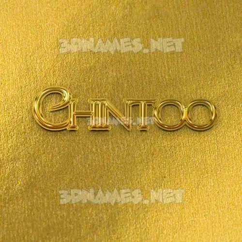 chintoo in All Gold style - 3D name wallpaper chintoo in All Gold style - 3D name wallpaper