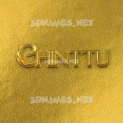 chinttu in All Gold style - 3D name wallpaper chinttu in All Gold style - 3D name wallpaper