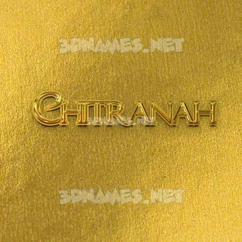 chitranah in All Gold style - 3D name wallpaper chitranah in All Gold style - 3D name wallpaper