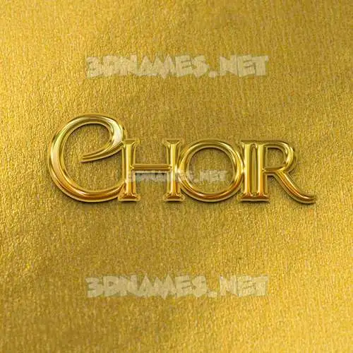 choir in All Gold style - 3D name wallpaper choir in All Gold style - 3D name wallpaper