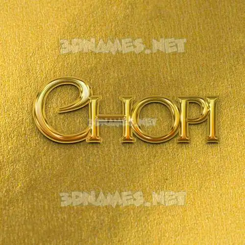 chopi in All Gold style - 3D name wallpaper chopi in All Gold style - 3D name wallpaper