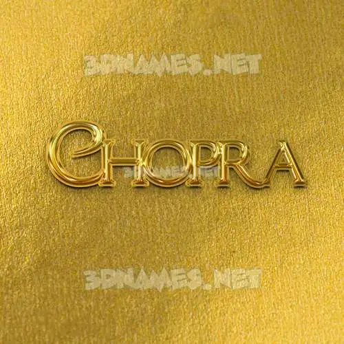 chopra in All Gold style - 3D name wallpaper chopra in All Gold style - 3D name wallpaper