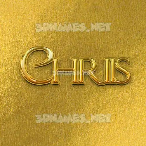 chriis in All Gold style - 3D name wallpaper chriis in All Gold style - 3D name wallpaper