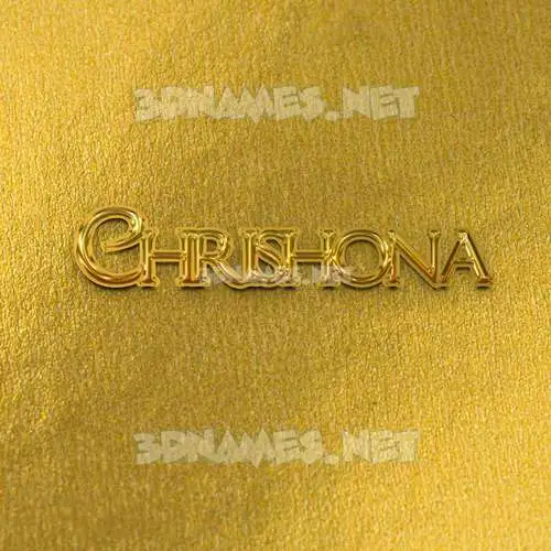 chrishona in All Gold style - 3D name wallpaper chrishona in All Gold style - 3D name wallpaper
