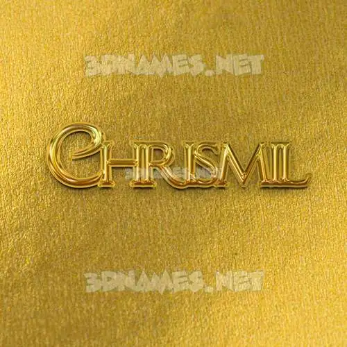 chrismil in All Gold style - 3D name wallpaper chrismil in All Gold style - 3D name wallpaper