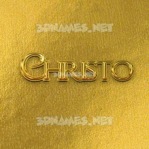 christo in All Gold style - 3D name wallpaper christo in All Gold style - 3D name wallpaper