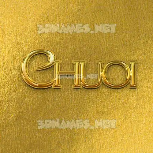 chuoi in All Gold style - 3D name wallpaper chuoi in All Gold style - 3D name wallpaper