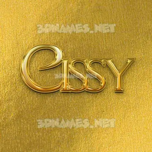 cissy in All Gold style - 3D name wallpaper cissy in All Gold style - 3D name wallpaper