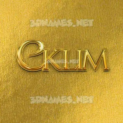 cklim in All Gold style - 3D name wallpaper cklim in All Gold style - 3D name wallpaper