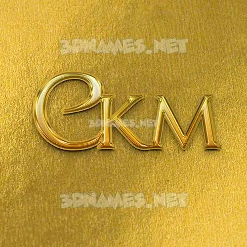 ckm in All Gold style - 3D name wallpaper ckm in All Gold style - 3D name wallpaper