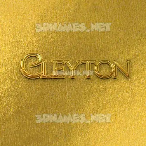 cleyton in All Gold style - 3D name wallpaper cleyton in All Gold style - 3D name wallpaper